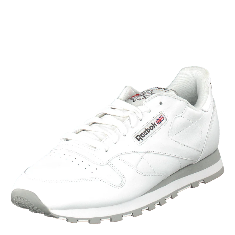 Cl Lthr White/Lt. Grey