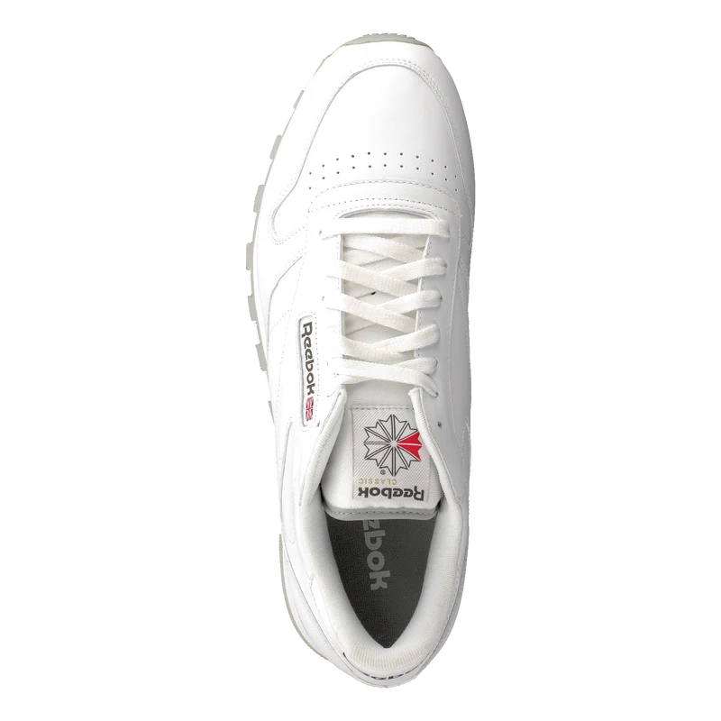 Cl Lthr White/Lt. Grey