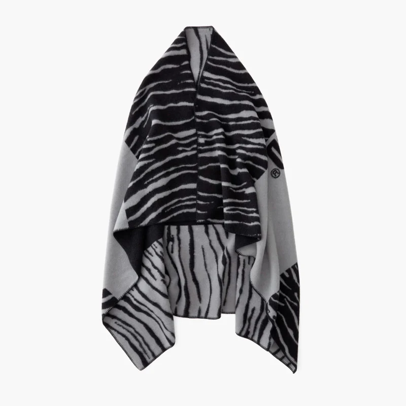 Nh X Nanga . Tiger Pattern Woo Gray