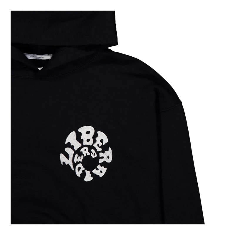 Spiral Logo Hoodie Black