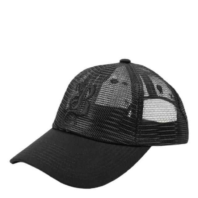 B Mesh Hat Black