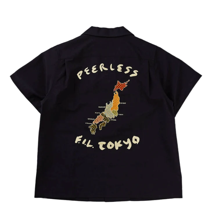 Sanko Souvenir Shirt S/s Navy