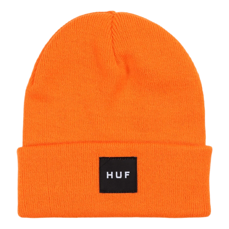Essentials Box Logo Beanie Orange