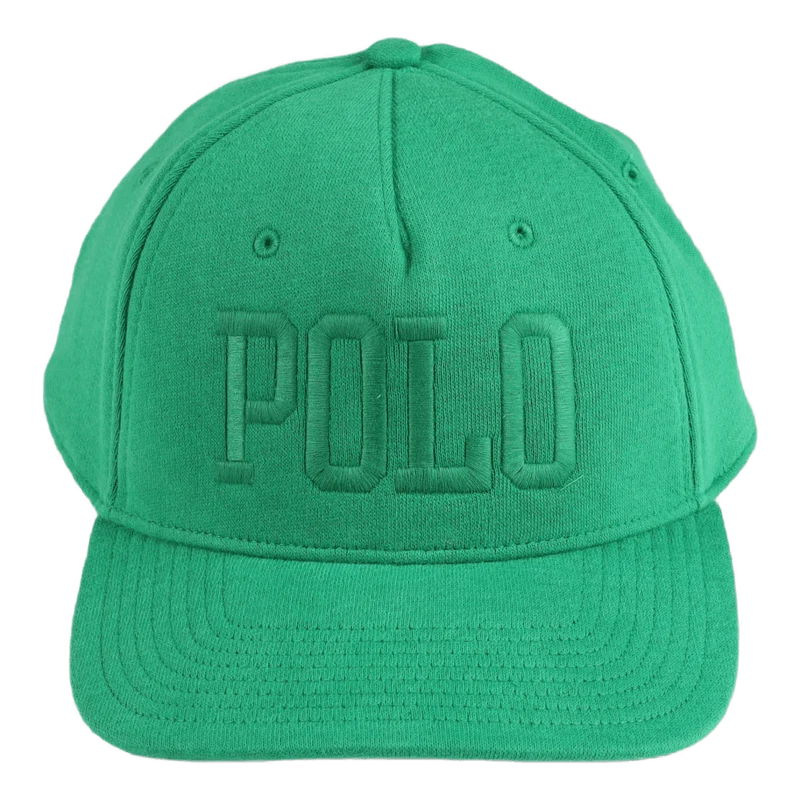 Logo Fleece Ball Cap Cruise Green