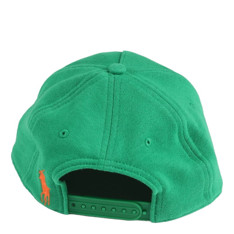 Logo Fleece Ball Cap Cruise Green