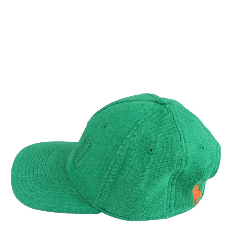 Logo Fleece Ball Cap Cruise Green