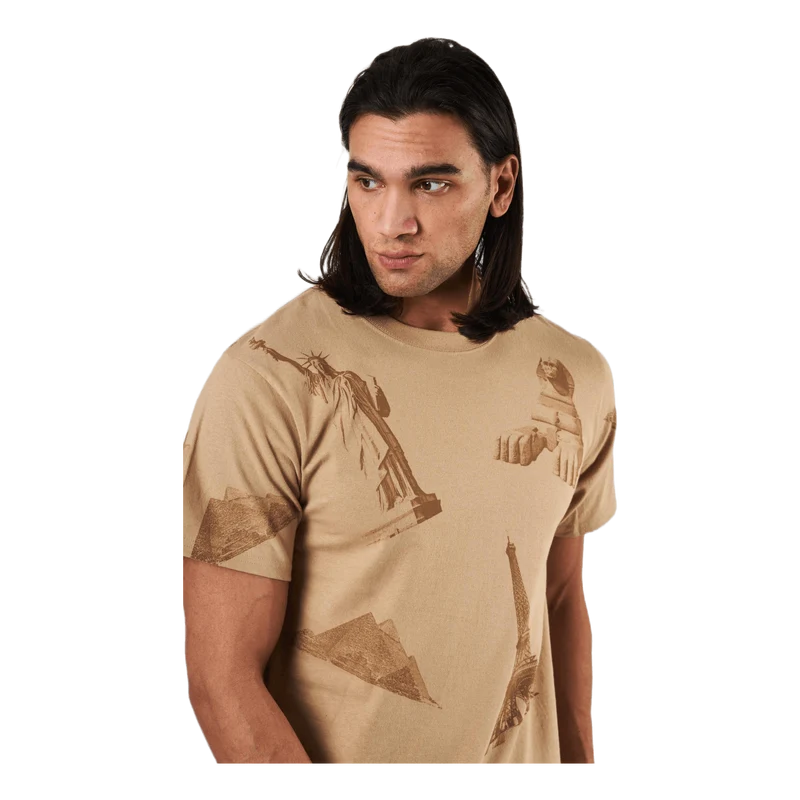 Landmarks S/s Tee Unbleached