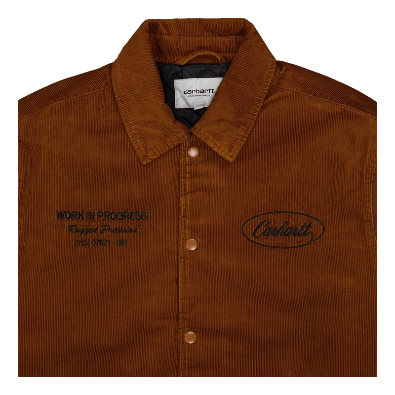 Rugged Letterman Jacket Deep H Brown / Black