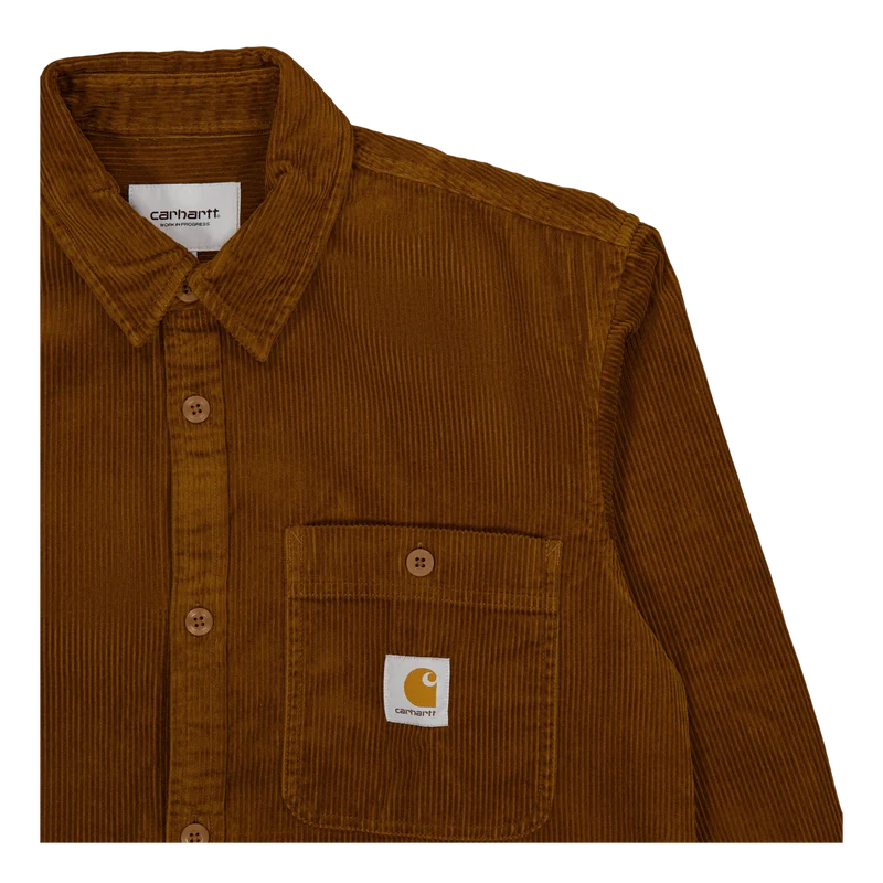 L/s Flint Shirt Deep H Brown