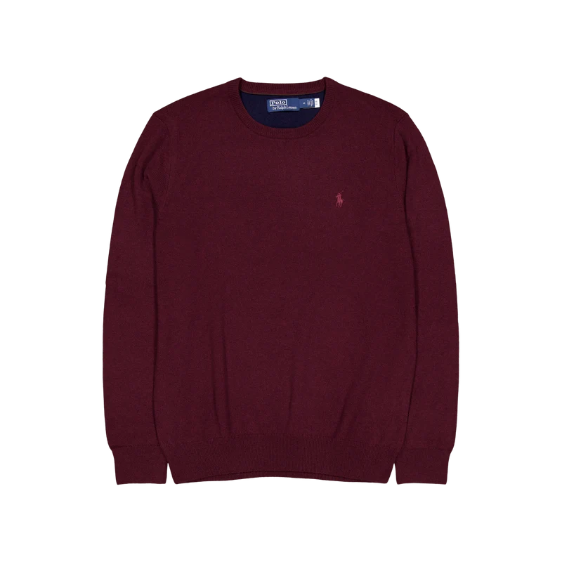 Polo Ralph Lauren Merino Knit Cn 006 Aged Wine