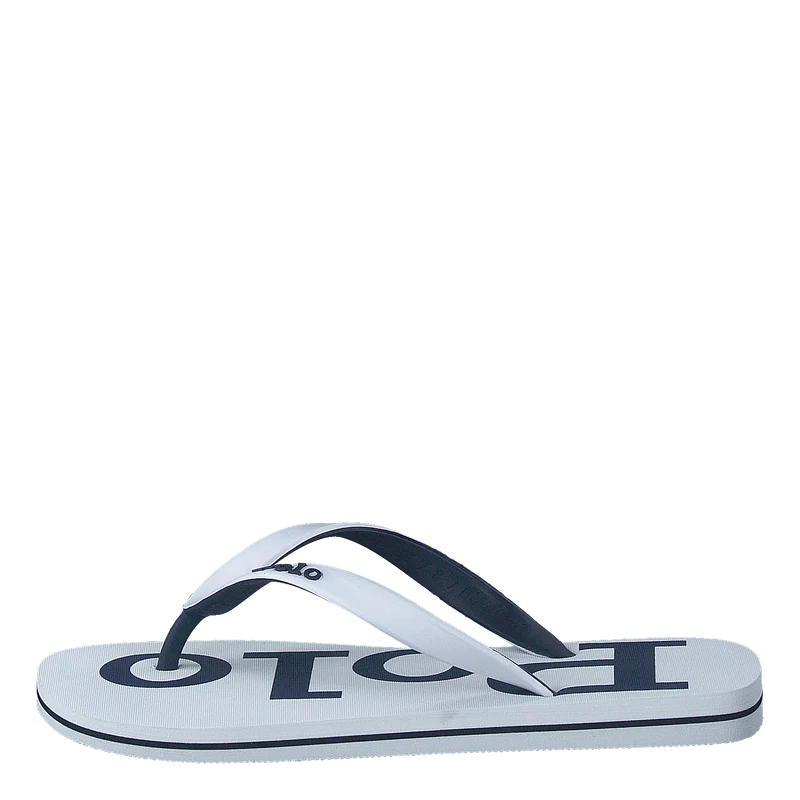 Bolt Logo Flip-Flop White / Newport Navy