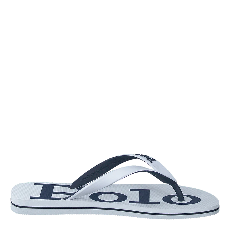 Bolt Logo Flip-Flop White / Newport Navy