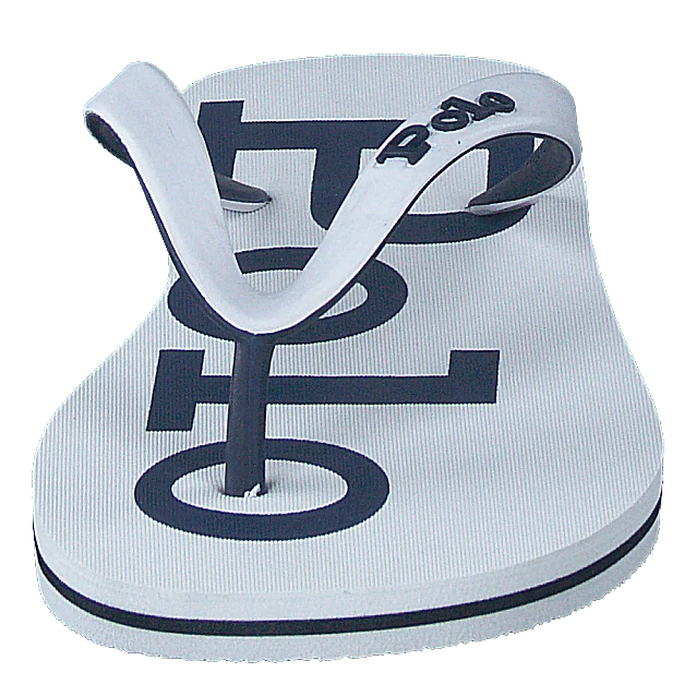 Bolt Logo Flip-Flop White / Newport Navy
