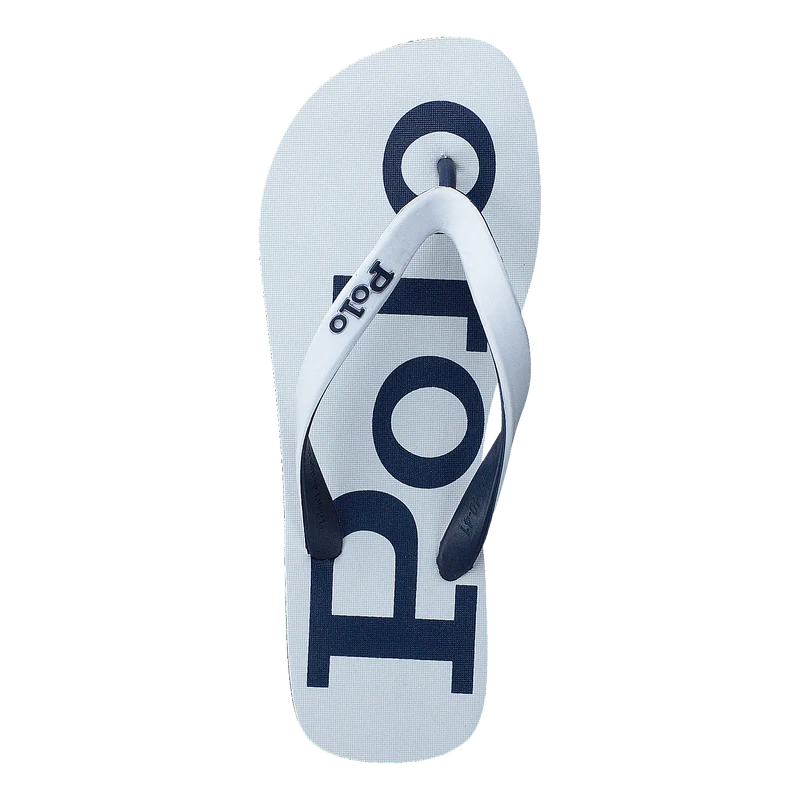 Bolt Logo Flip-Flop White / Newport Navy