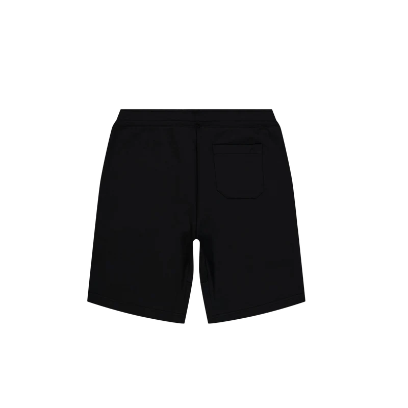 9-Inch Double-Knit Short Polo Black