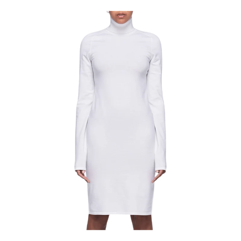 Compact Wool Dress White