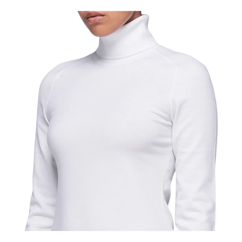 Compact Wool Dress White