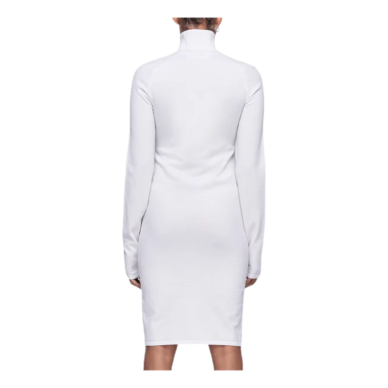 Compact Wool Dress White