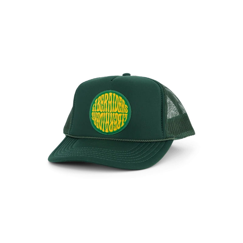 Circle Logo Trucker Cap Green