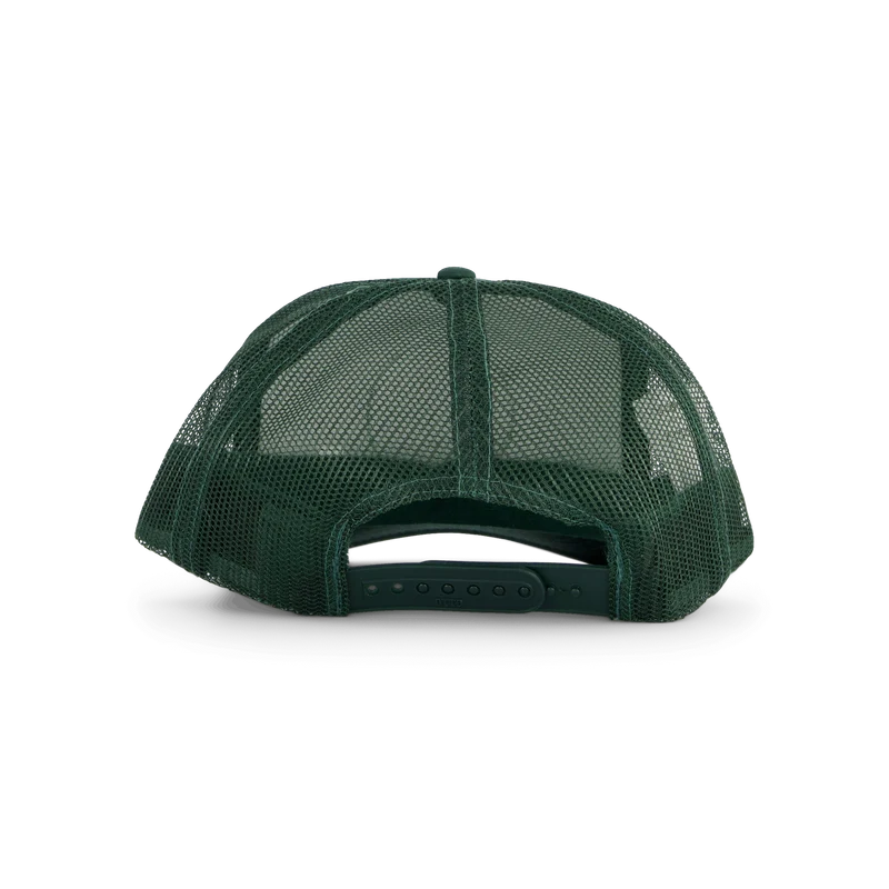 Circle Logo Trucker Cap Green