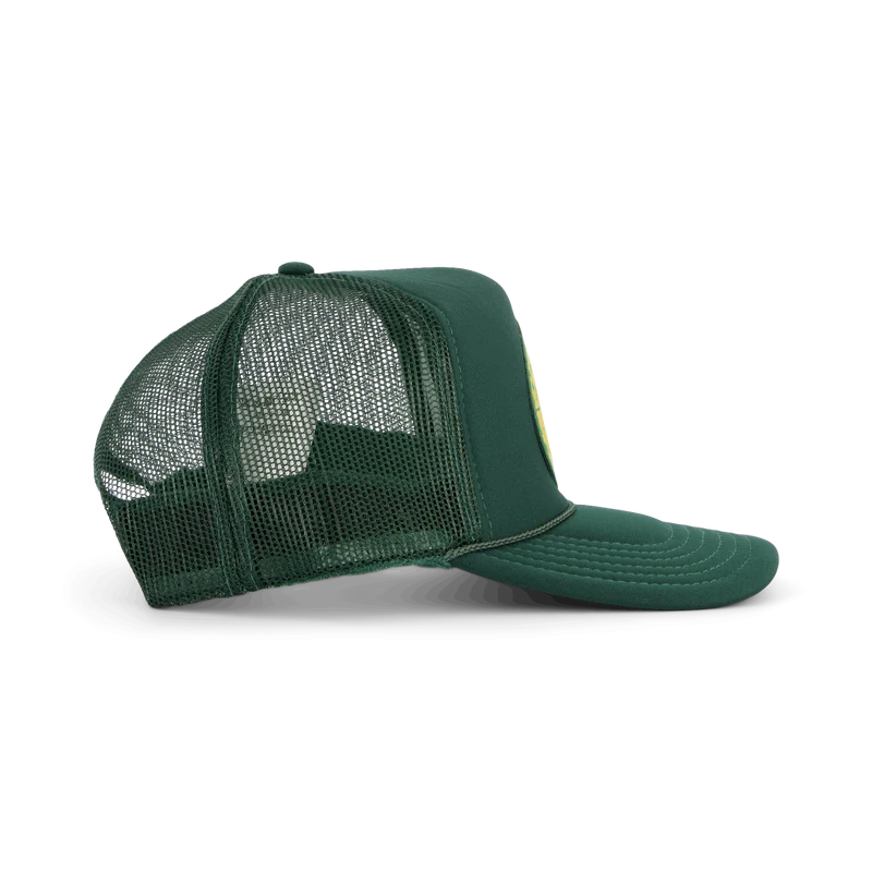 Circle Logo Trucker Cap Green
