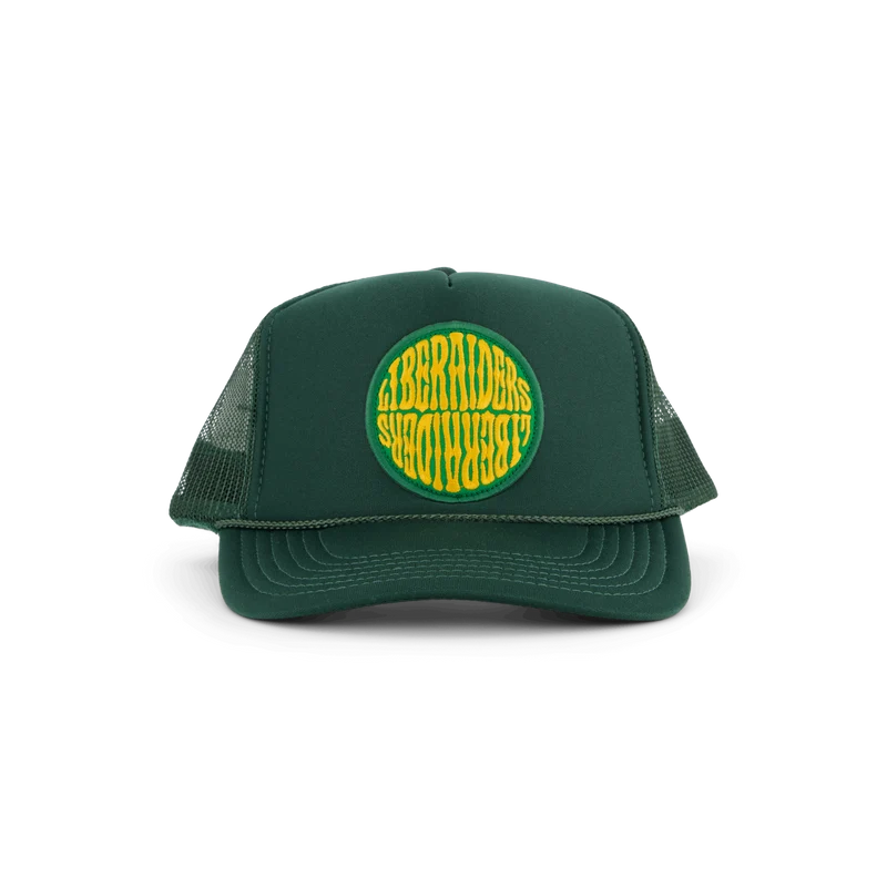 Circle Logo Trucker Cap Green