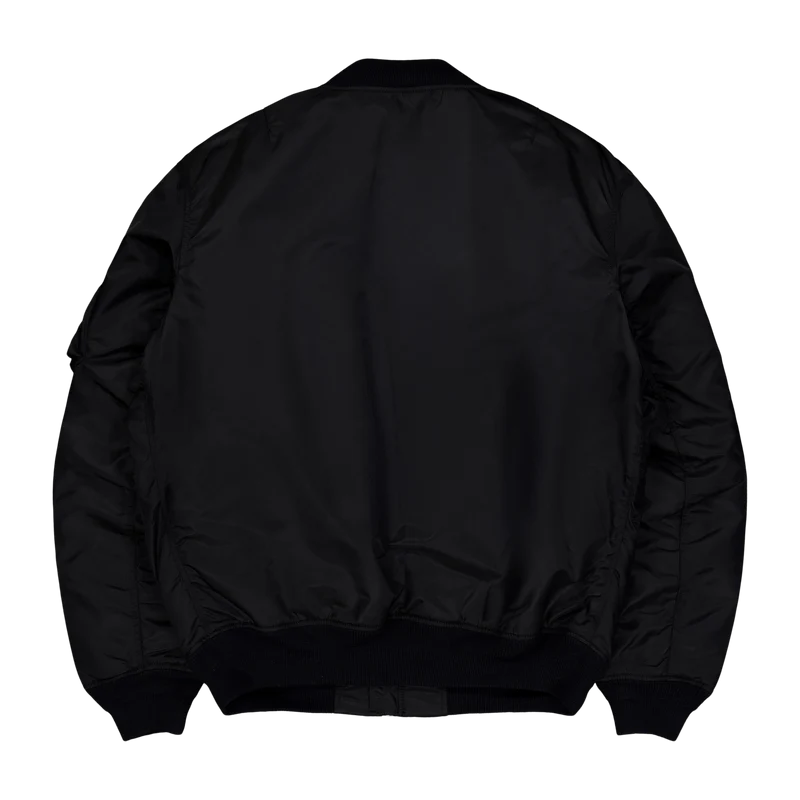 Down Bomber Jacket Polo Black