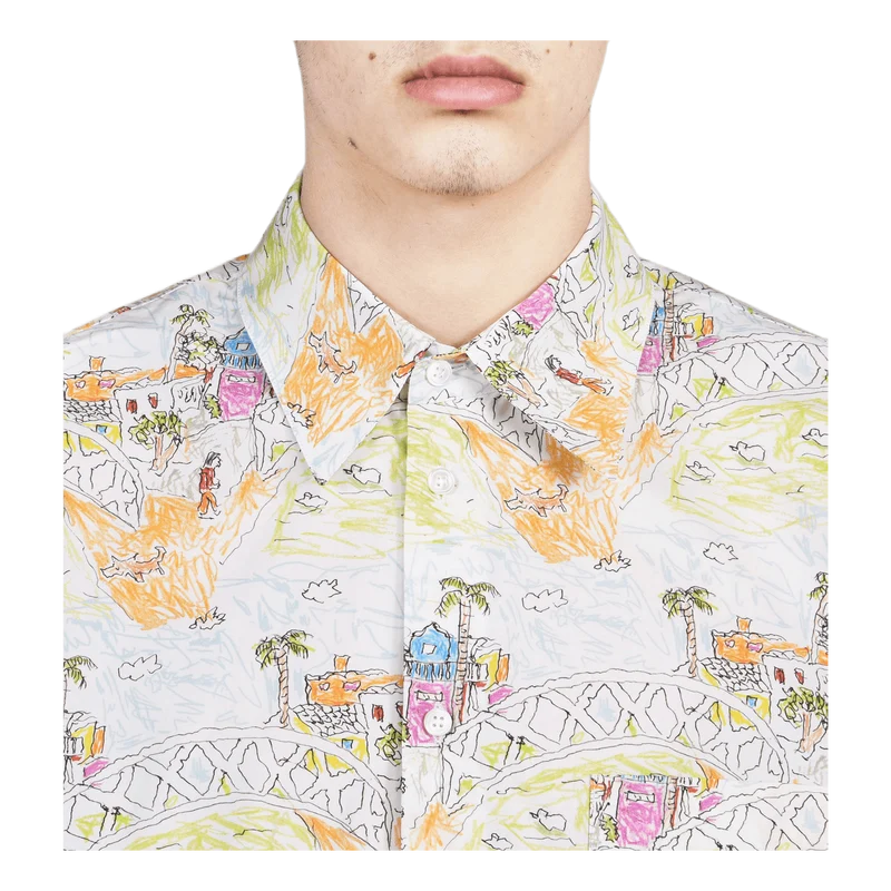 Long Sleeve Sport Shirt White