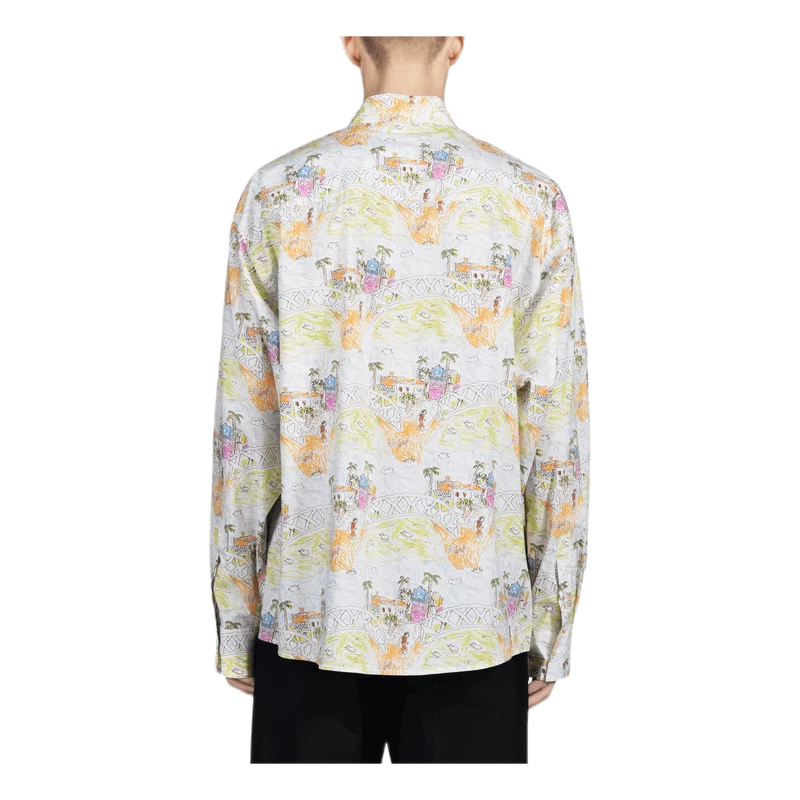 Long Sleeve Sport Shirt White