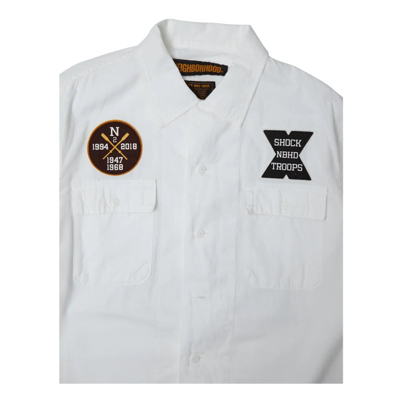 St . Chambray / C-shirt . Ls White
