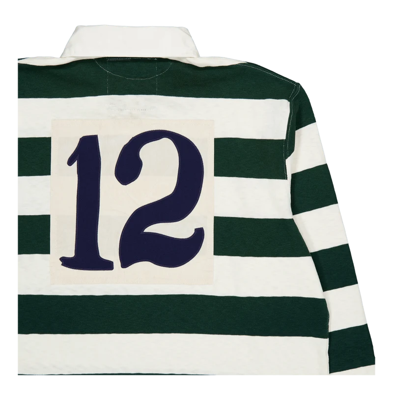 Polo Ralph Lauren Summer Antique Rugby Shirt 001 Moss Agate Multi