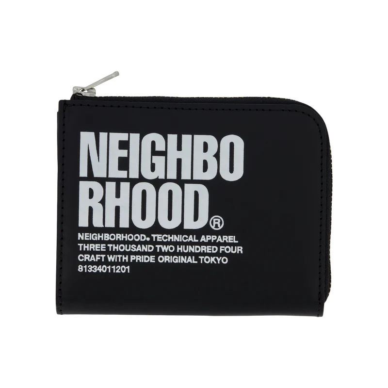 Id L-shaped Fastener Wallet Black