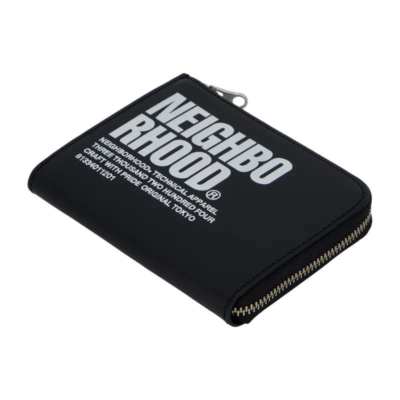 Id L-shaped Fastener Wallet Black