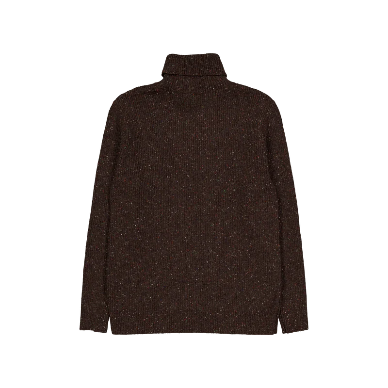 Marsh Puzzle Turtleneck Brown