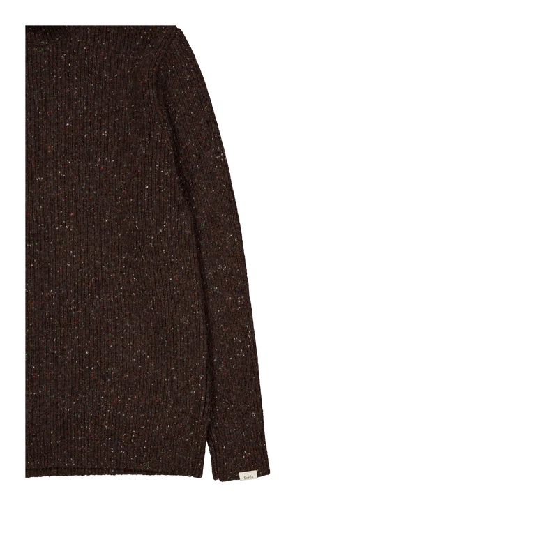 Marsh Puzzle Turtleneck Brown