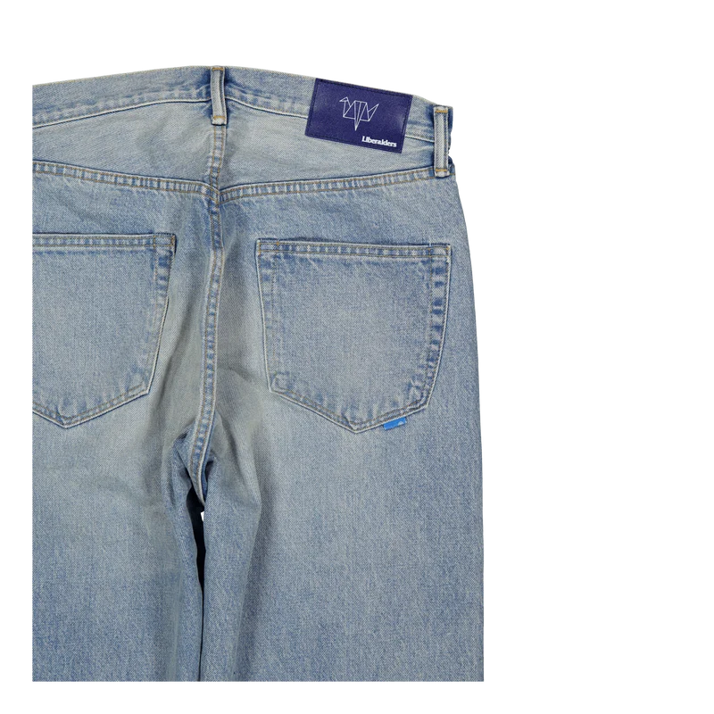 Lr Loose Fit Denim Pants Indigo