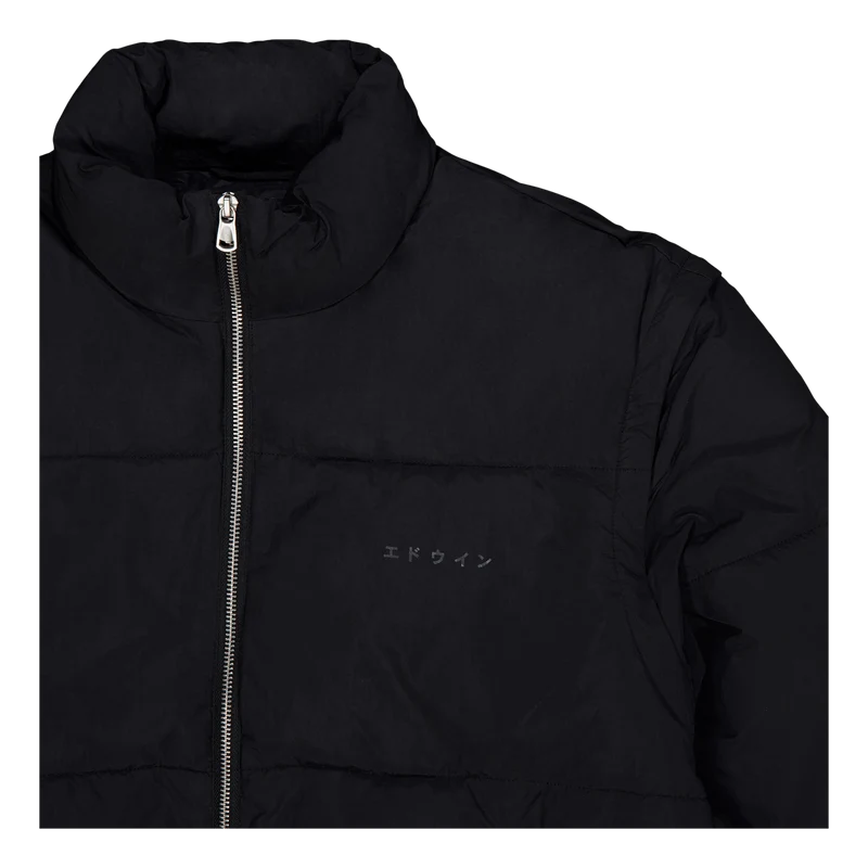 Detachable Sleeves Puffer Black