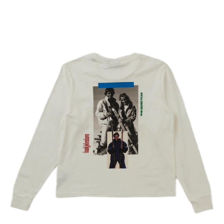 Artwork Tee Long Sleeve Off White