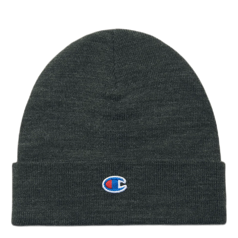 Logo Beanie Cap Gray