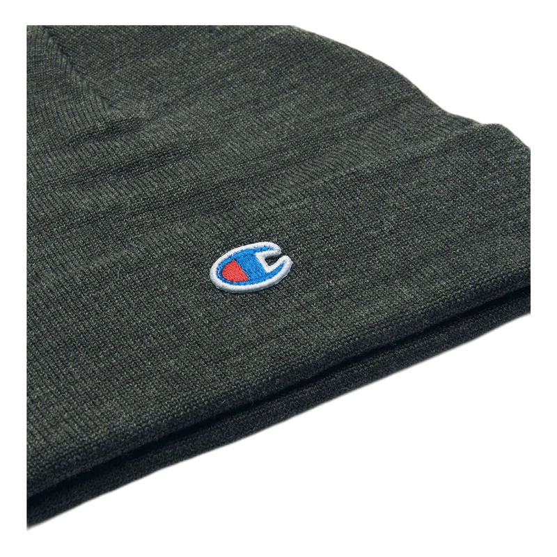 Logo Beanie Cap Gray
