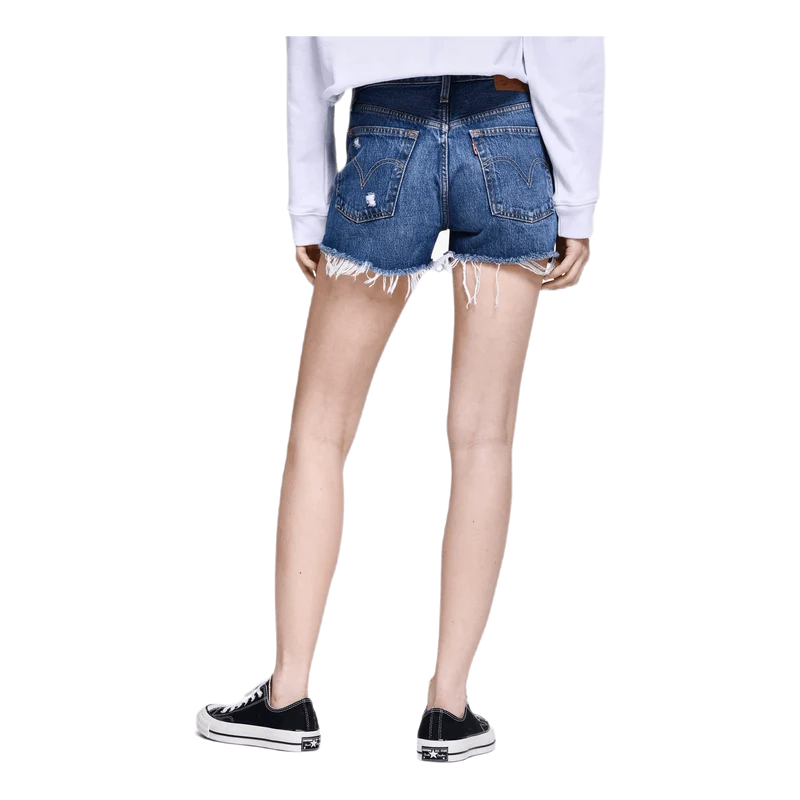 501 High Rise Shorts Blue