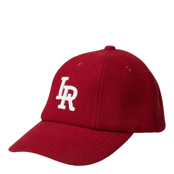 Lr Logo Wool Cap Burgundy
