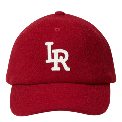 Lr Logo Wool Cap Burgundy