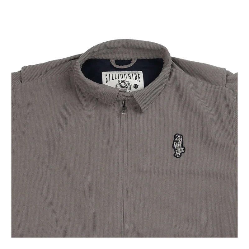 Corduroy Harrington Jacket Grey