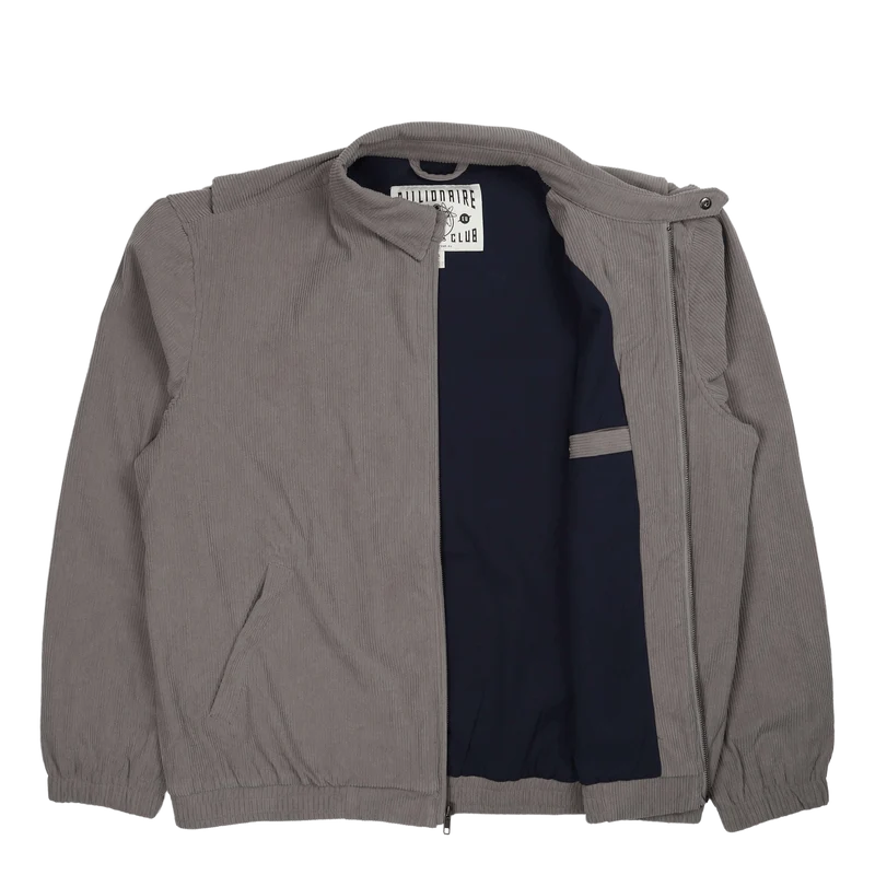 Corduroy Harrington Jacket Grey