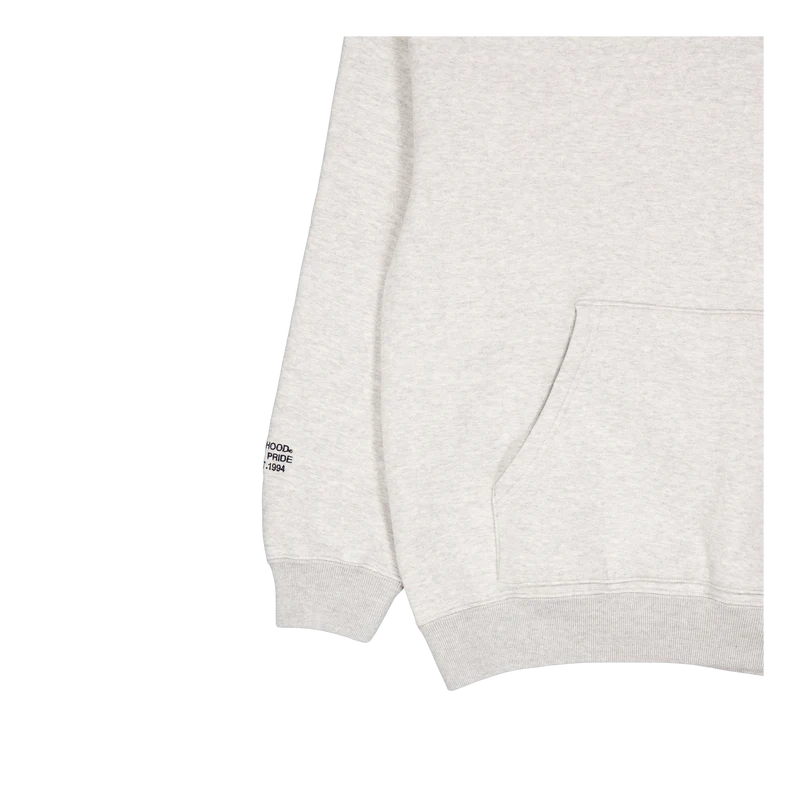 Plain Sweatparka Ls Gray