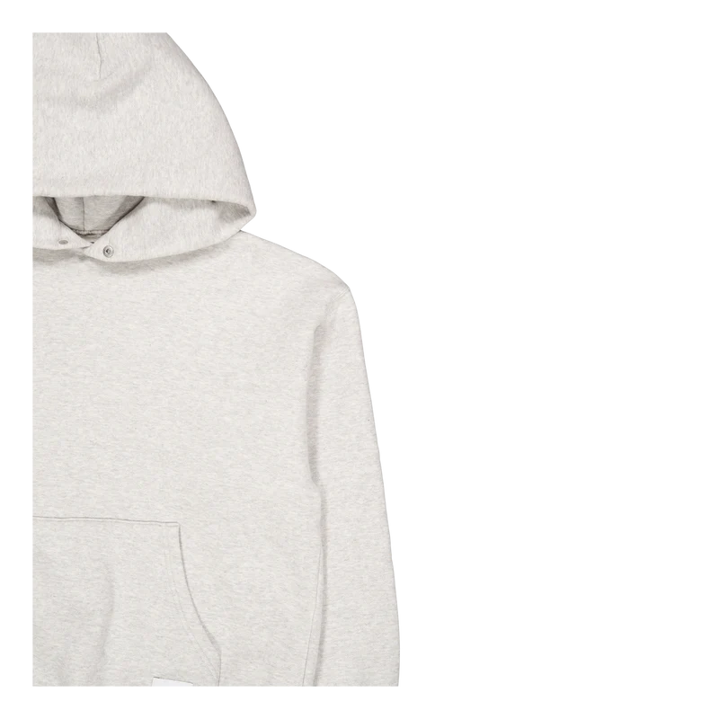 Plain Sweatparka Ls Gray