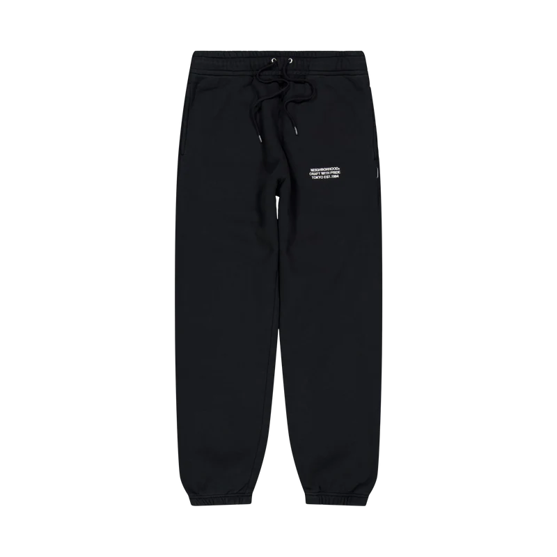 Plain Sweatpants Black