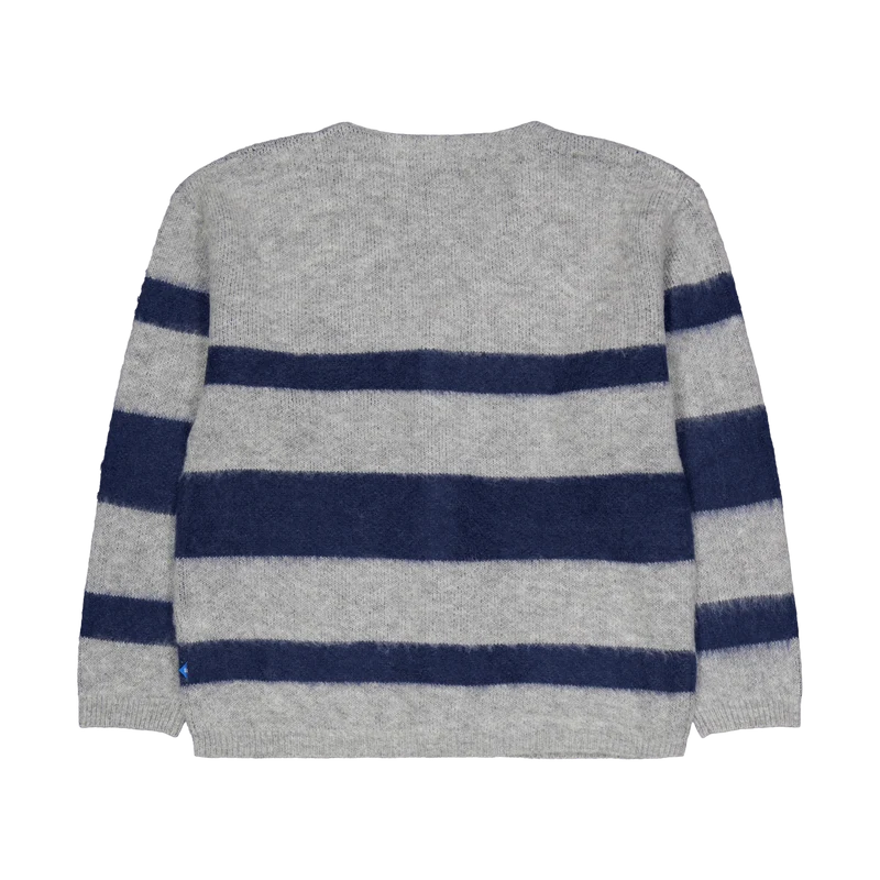 Shaggy Cardigan Gray