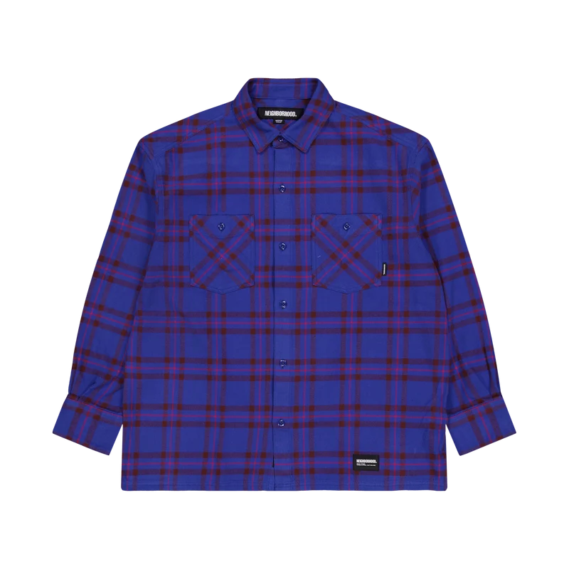 Tartan Check Shirt Ls Blue